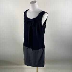 vintage black bow midi dress